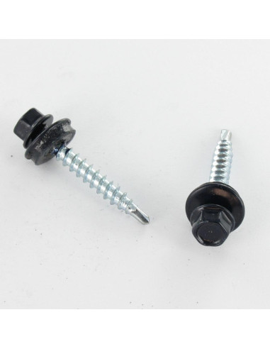 1 x Zelfborende schroef zeskantkop TH 4.8X35...