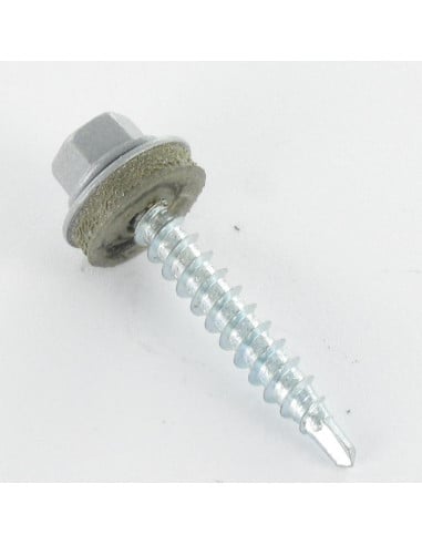 1 x Zelfborende schroef zeskantkop TH 4.8X28...