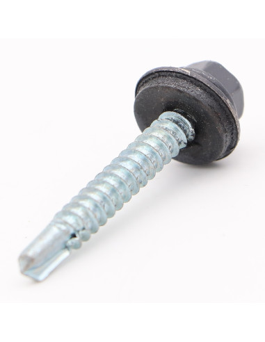 1 x Zelfborende schroef zeskantkop TH 4.8X35...