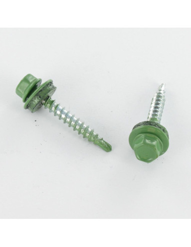 1 x Zelfborende schroef zeskantkop TH 4.8X35...