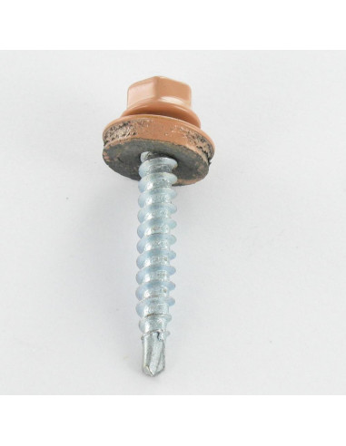 1 x Zelfborende schroef zeskantkop TH 4.8X35...