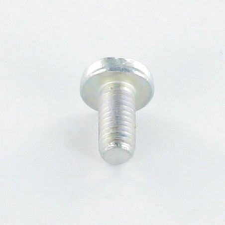 1 x Metalen schroeven Brede bol cilinderkop Pozi met split M3.5X4.7 A/CHANF Wit verzinkt staal