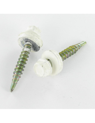1 x Zelfborende schroef zeskantkop TH 4.8X28...