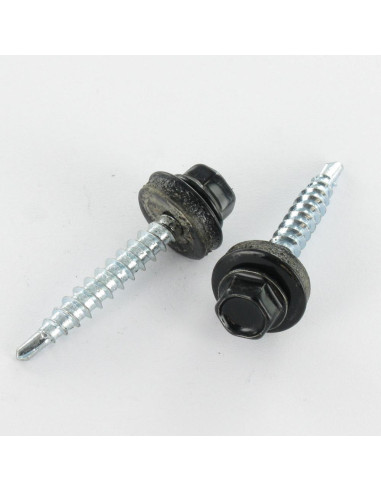 1 x Zelfborende schroef zeskantkop TH 4.8X35...