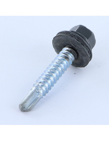 1 x Zelfborende schroef zeskantkop TH 6.3X38...