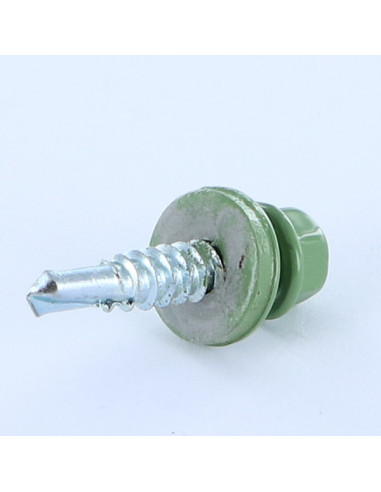 1 x Zelfborende schroef zeskantkop TH 6.3X25...