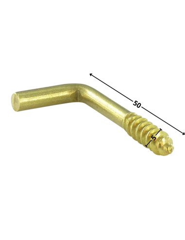 1 x Schroefduimen to Houtschroeven Messing 5X50