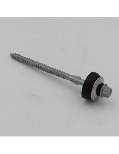1 x Zelfborende schroef zeskantkop TH 6,5 x 105...