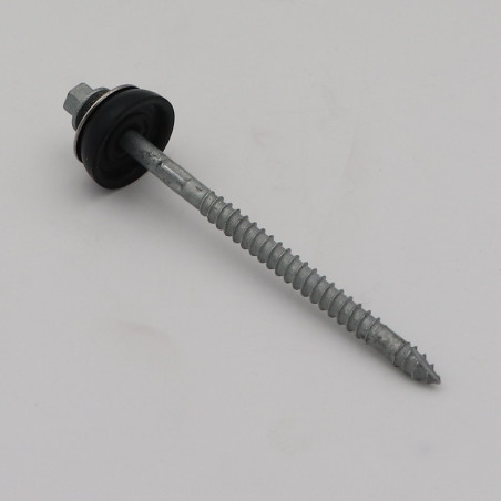 1 x Zelfborende schroef zeskantkop TH 6,5 x 105 anti-splijtpunt type 17 cut hoge corrosiebestendigheid Thermisch verzinkt