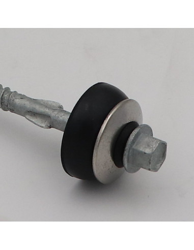 1 x Zelfborende schroef zeskantkop TH 6,5 x 105...
