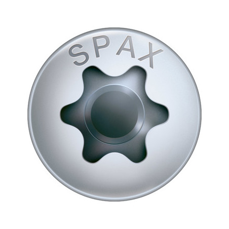 1 x SPAX Houtschroeven ronde kop T-STAR+ TORX T30 WIROX 6X90 bedraad op 61