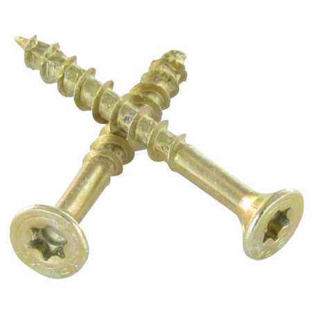 1 x Schroeven SPAX gefreesde kop TORX T20 4X25 bedraad op 25 Zwart gegalvaniseerd staal