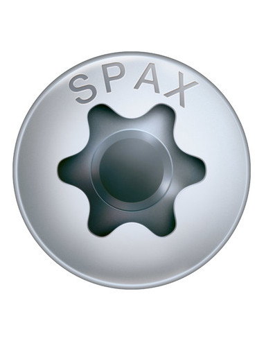 1 x SPAX Houtschroeven ronde kop T-STAR+ TORX...