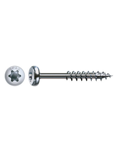 1 x SPAX Houtschroeven ronde kop T-STAR+ TORX...
