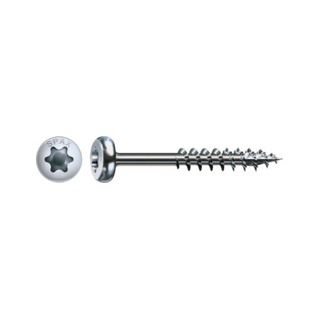 1 x SPAX Houtschroeven ronde kop T-STAR+ TORX T30 WIROX 6X70