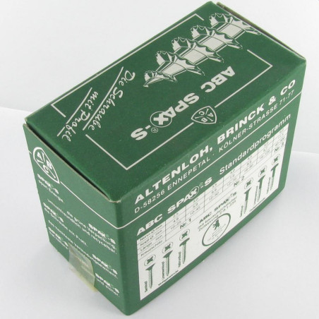 1 x Schroeven SPAX gefreesde kop Pozi PZ7 4X45 kopdiameter 7 volledige draad WIROX