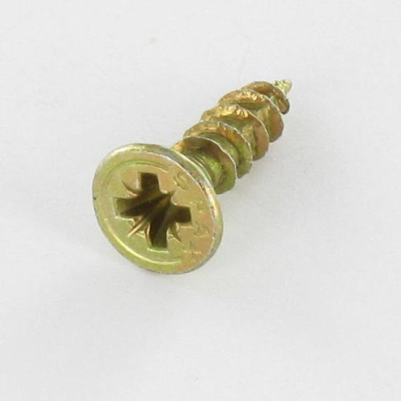 1 x Schroeven SPAX gefreesde kop Pozi PZ7 4X25 kopdiameter 7 volledige draad Bichromaat