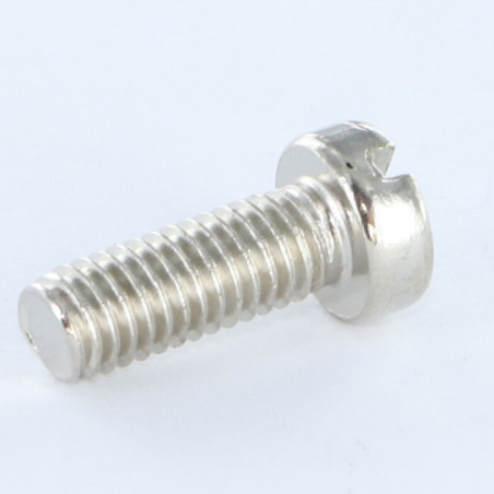 1 x Metalen schroeven cilindrische kop split M6X16 Nikkelstaal