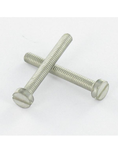 1 x Metalen schroeven Geclaniseerd messing...