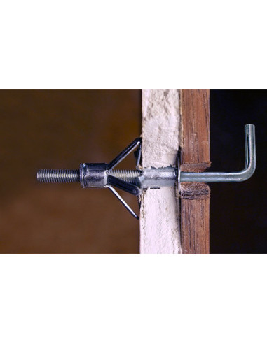 1 x Metalen plug 4X32 to Schroefduim Wit...