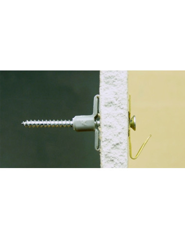 1 x Plug Nylon 8X40 met Houtschroeven gefreesde...