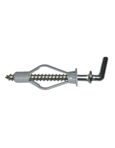 1 x Plug Nylon 8X40 met Schroefduim KORT kraag...