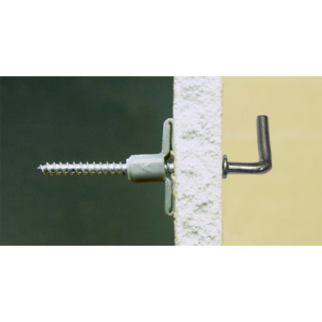 1 x Plug Nylon 8X40 met Schroefduim GEMIDDELD kraag 4X45