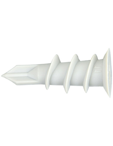 1 x Plug Nylon ZELFDOORMACHINE BORD GIPS 13X32