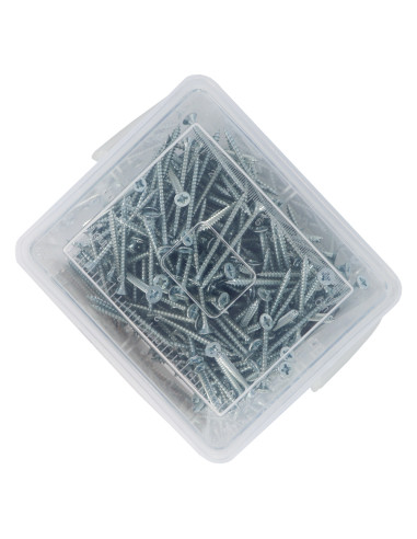 1 x Emmer met 455 Houtschroeven 4X40 gefreesde...