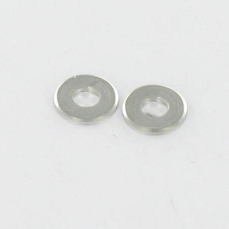 1 x Sluitring plat M6X14X1.2 M Messing nikkel