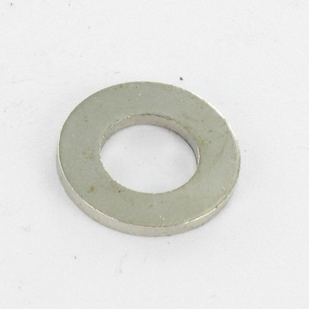 1 x Sluitring plat M8X16X1.5 Z Messing nikkel