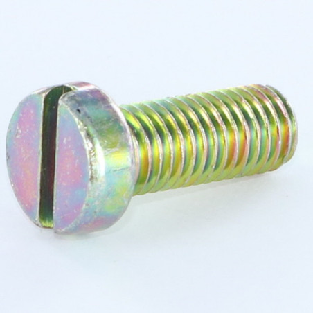 1 x Metalen schroeven cilindrische kop split M8X12 Bichromaat