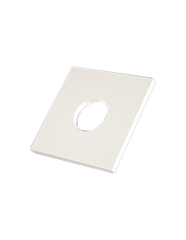 1 x Sluitring vierkant natuurlijk nylon M12X40X4