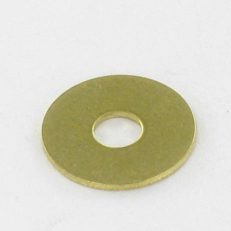 1 x Sluitring plat M4X14X0.8 L Messing