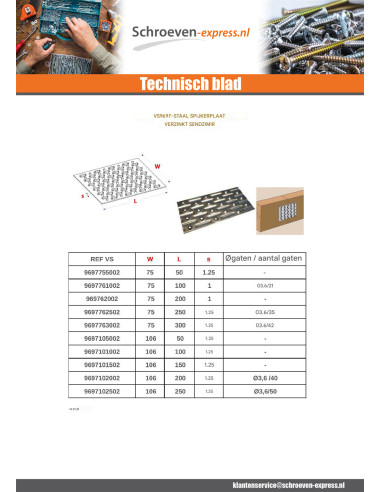 1 x BORD to NAGEL sendzimir 75X250