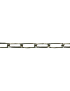 M Ketting to MAIL lange diameter 10 A4 RVS (verkocht per...