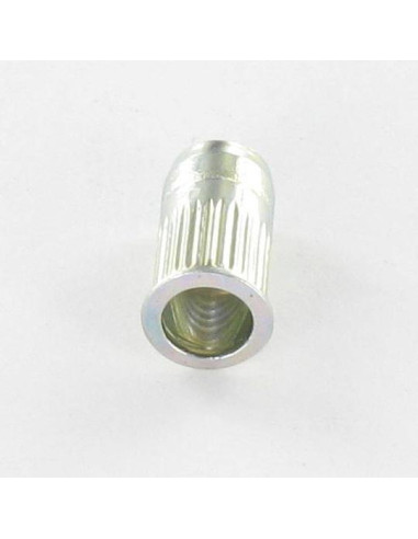 1 x Blinde moer Wit verzinkt staal M5 7X12.5...