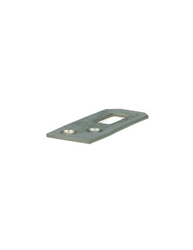 1 x Montageplaat deur JAS Wit verzinkt staal 20X30