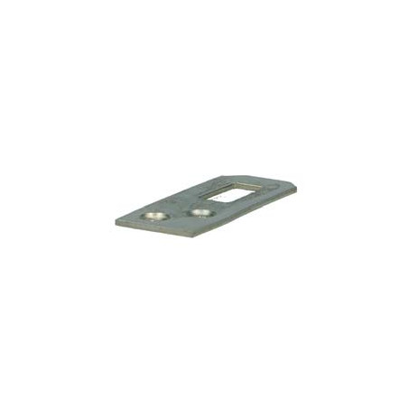 1 x Montageplaat deur JAS Wit verzinkt staal 20X30