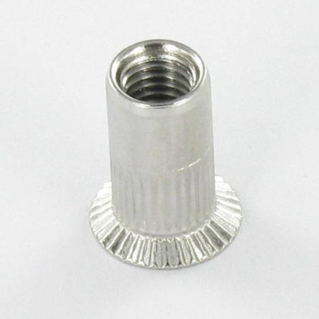 1 x Blindklinkmoer gefreesde kop kartel M4X11.5 INFC 35 RVS A2