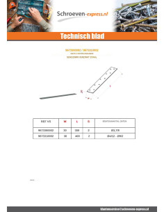Verankering KOPPELING 30X400 dikte 2 2