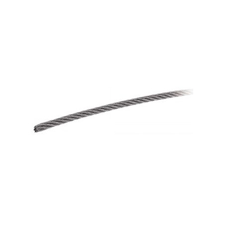1 x Meter Flexibele kabel diameter 10 A4 RVS 7x7 breekbelasting 5200 kg (verkocht per meter)