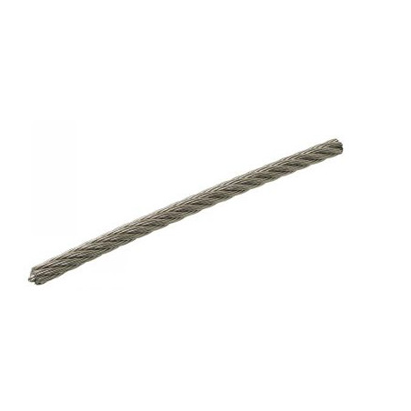 1 x Meter Flexibele kabel diameter 2.5 A4 RVS 7x7 breekbelasting 500 kg (verkocht per meter)