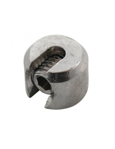 1 x STOP BOTER A4 RVS voor Kabel van diameter 6