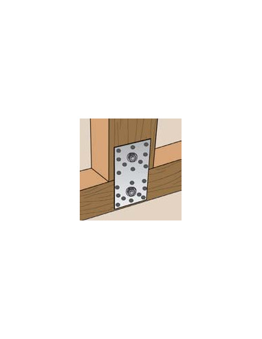 1 x Montageplaat D MONTAGE sendzimir 40X180