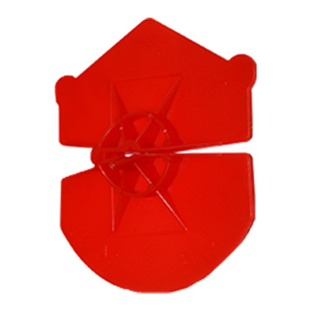 1 x SCHIJF D ISOLATIE universeel rood 65/75