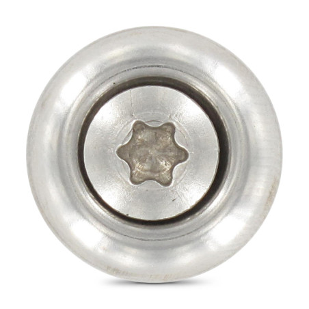 1 x Nokschroef gefreesde bolkop TORX T20 RVS A2 5X280 Afdichtingsring met neopreen epdm afdichting 3P