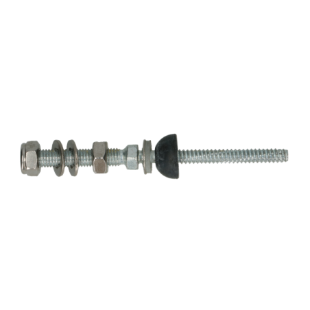 1 x Schroeven voor zonnepaneel M10X150 totale lengte 200 RVS A2