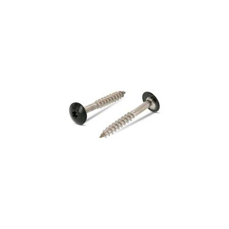 1 x Gevelschroef TORX T20 4.8X25 kopdiameter 12.3 RVS A2 RAL6009 dennengroen