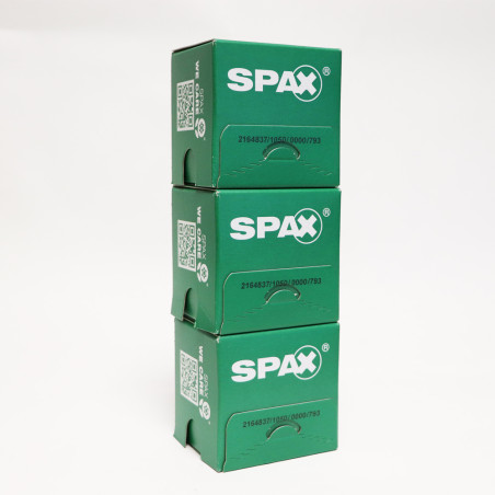 1 x SPAX Houtconstructieschroef schrijfkop RVS A2 8X280 bedraad op 80 TORX T40